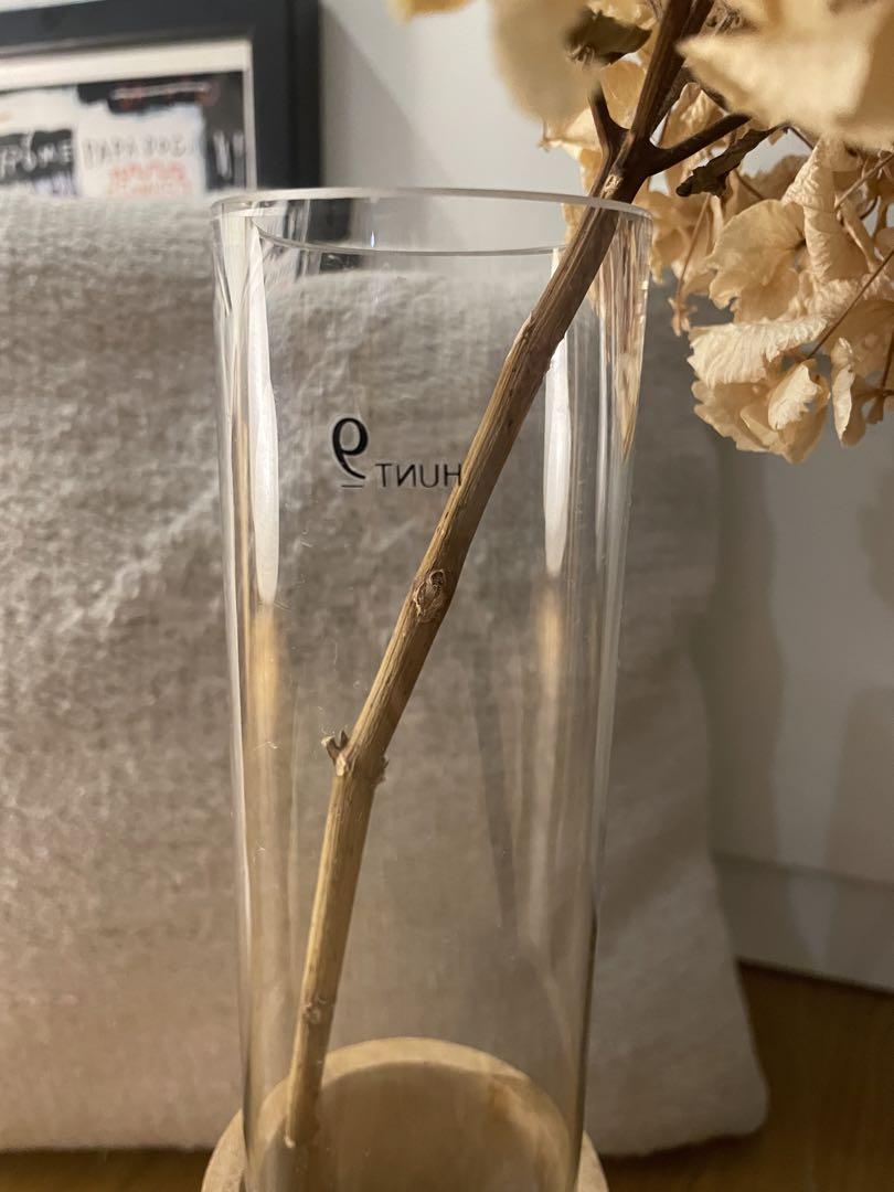 HANT9 ガラス木製花器