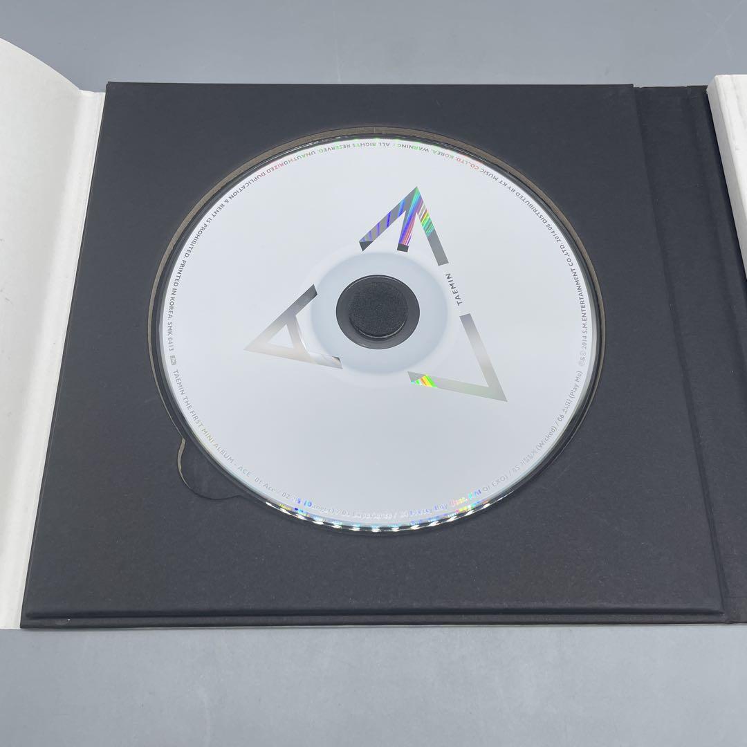 新品未開封 SHINee テミンTAEMIN ACE SHINee TAEMIN ACE Black ver. Official CD Photocard Set 1st