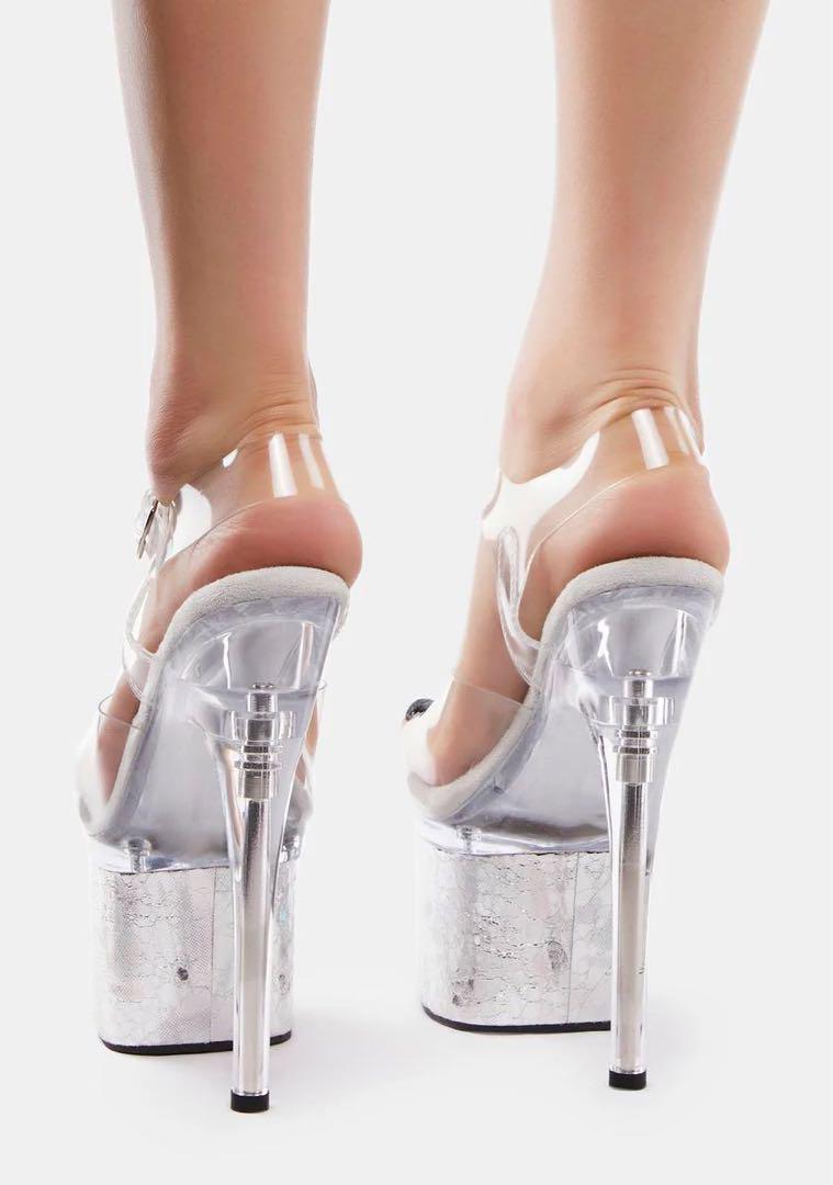ESTEEM-708CK PLATFORM HEELS 新品未使用
