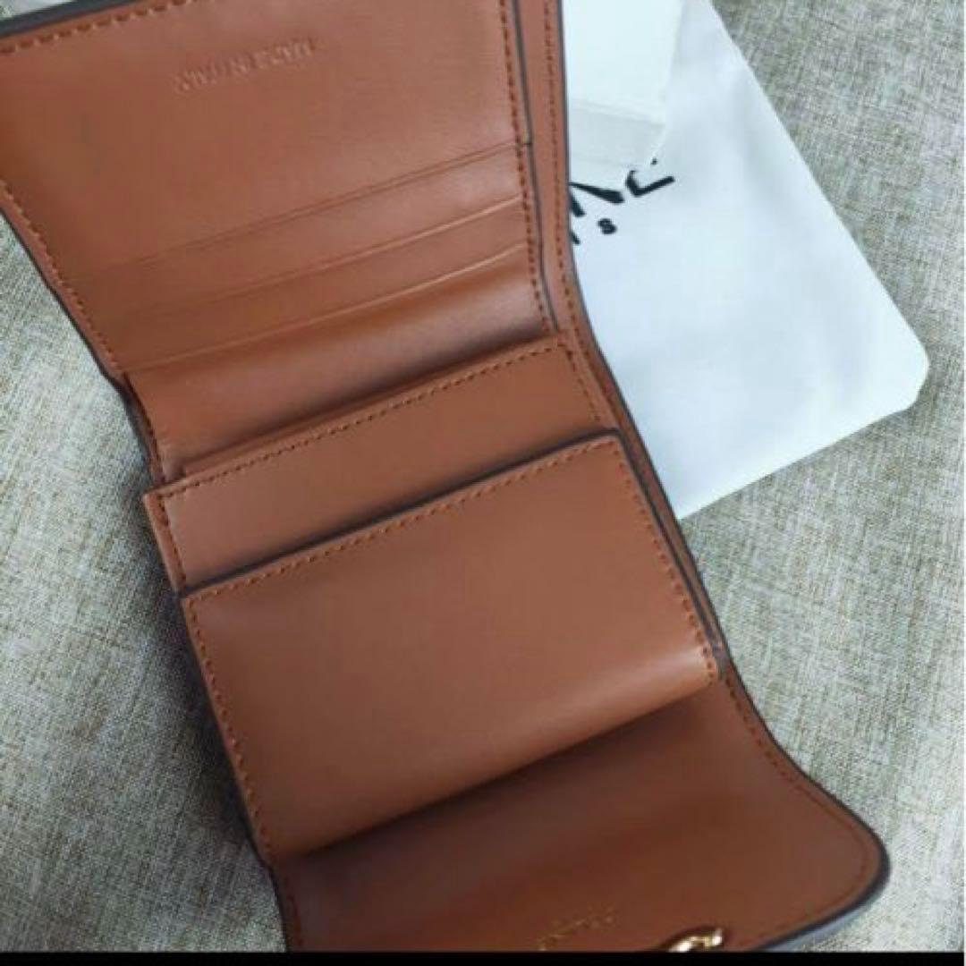 CELINE 三つ折り財布 ベージュ/ブラウン
