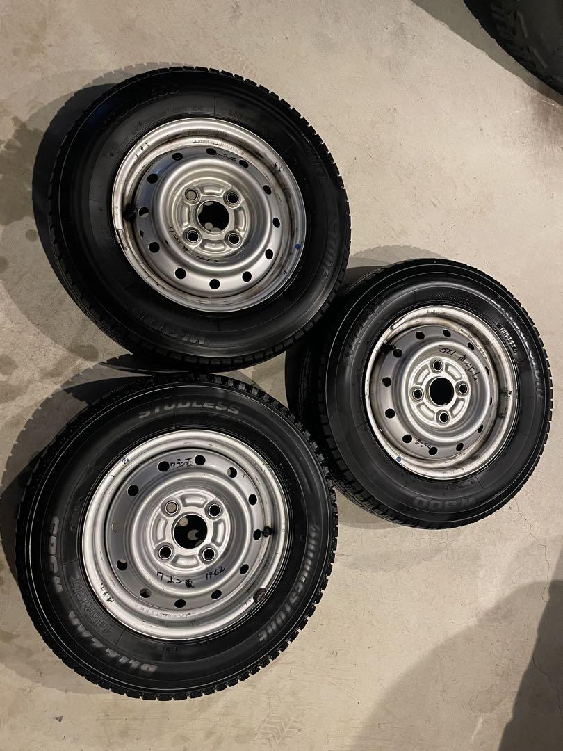 スズキ SUZUKI エブリィバン 純正スチールホイール 12 4j