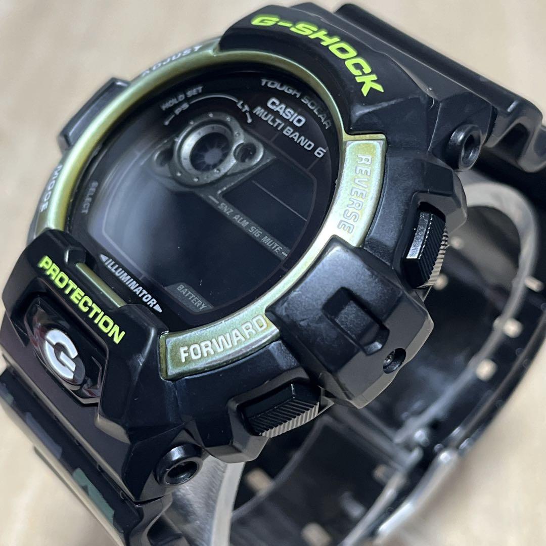 【レアカラー良品】G-SHOCK G-LIDE GW-8900Aカモフラグリーン