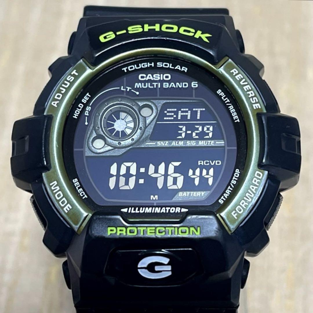 【レアカラー良品】G-SHOCK G-LIDE GW-8900Aカモフラグリーン