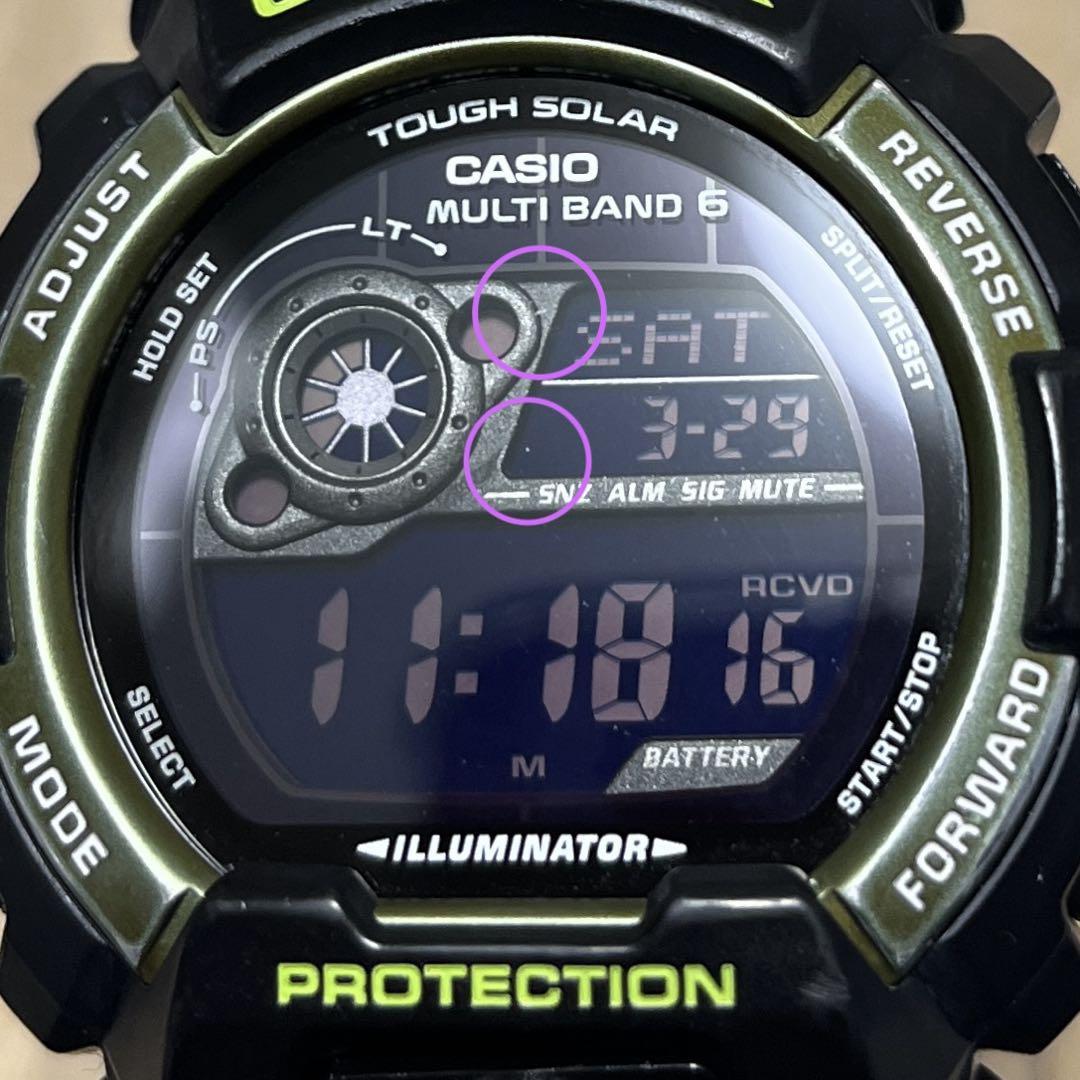 【レアカラー良品】G-SHOCK G-LIDE GW-8900Aカモフラグリーン