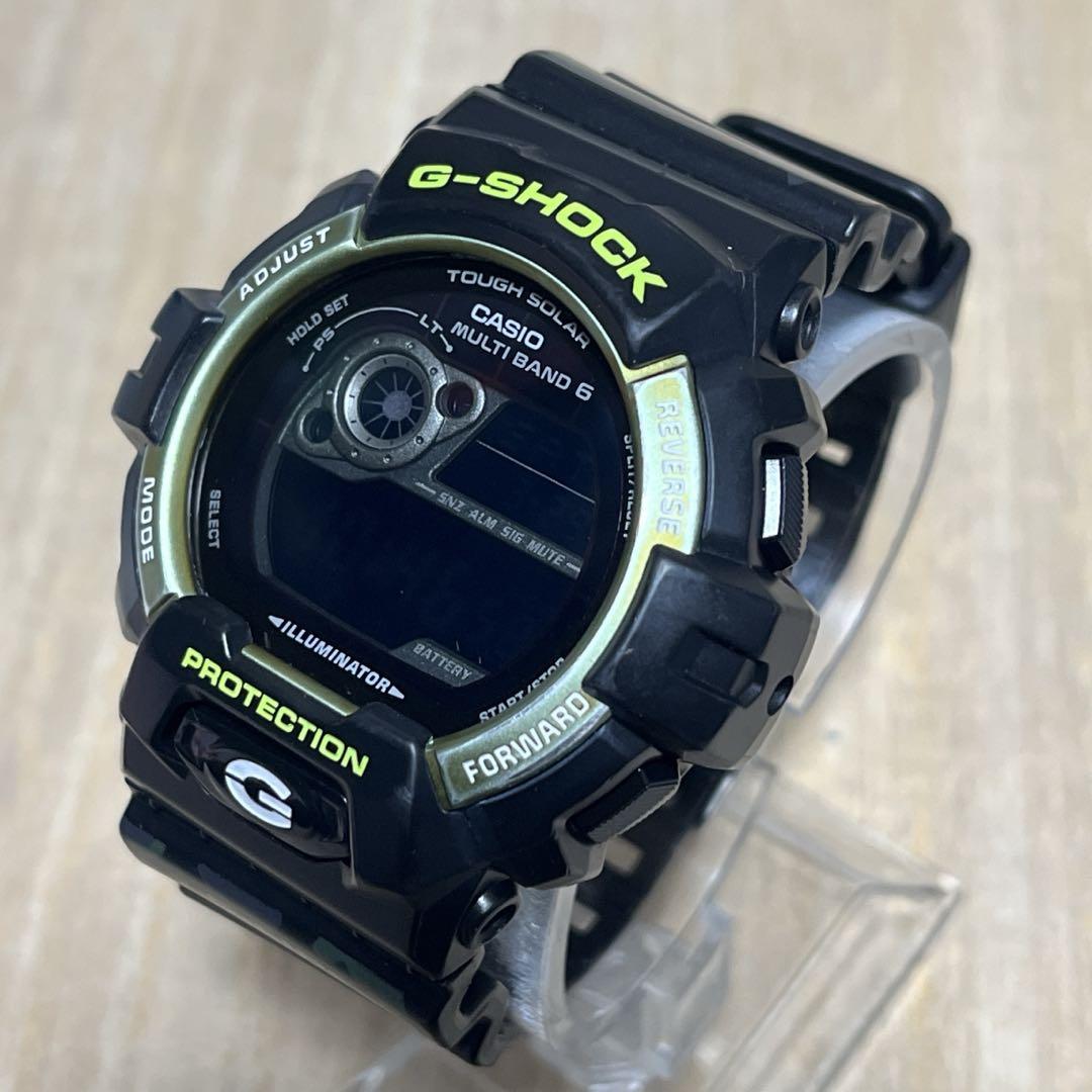 【レアカラー良品】G-SHOCK G-LIDE GW-8900Aカモフラグリーン