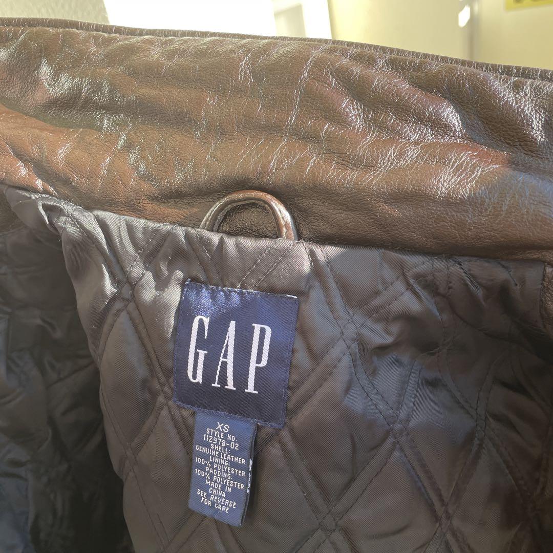 美品　90’s OLDGAP 本革レザージャケット XS