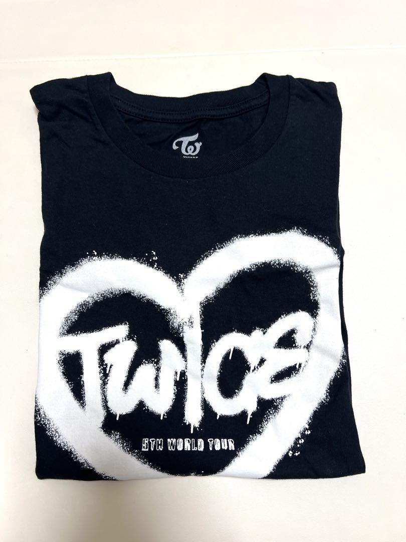 TWICE 5TH WORLD TOUR READY TO BE Tシャツ XL TWICE T-shirt 5TH WORLD TOUR 'READY TO BE' in JAPAN black
