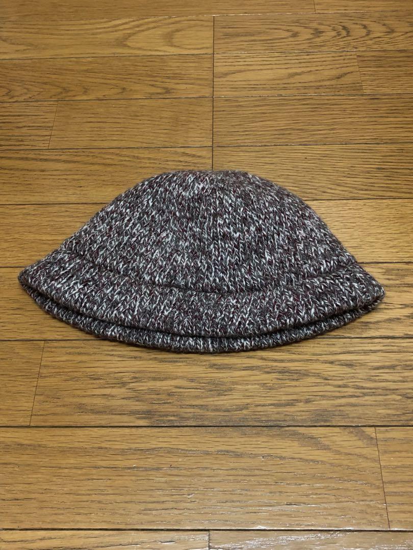 GANNI ベレー帽 メタリックブラック