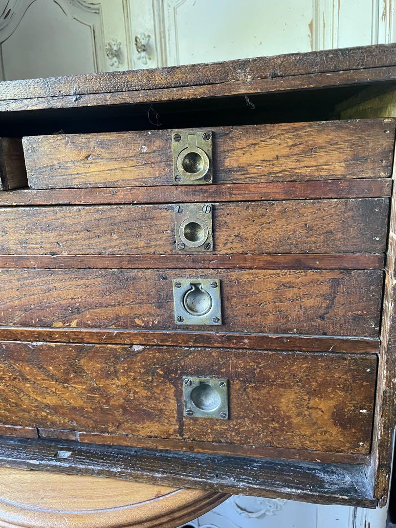 フランス　アンティーク　家具　ドロワー　引き出し　チェスト　収納　1800年代