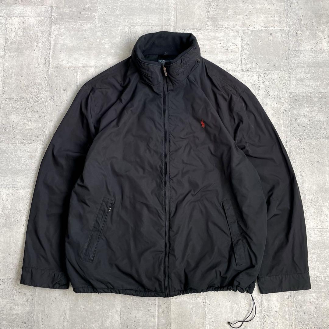 し*う様 90's old Ralph Lauren 裏フリース ブルゾン ブラ