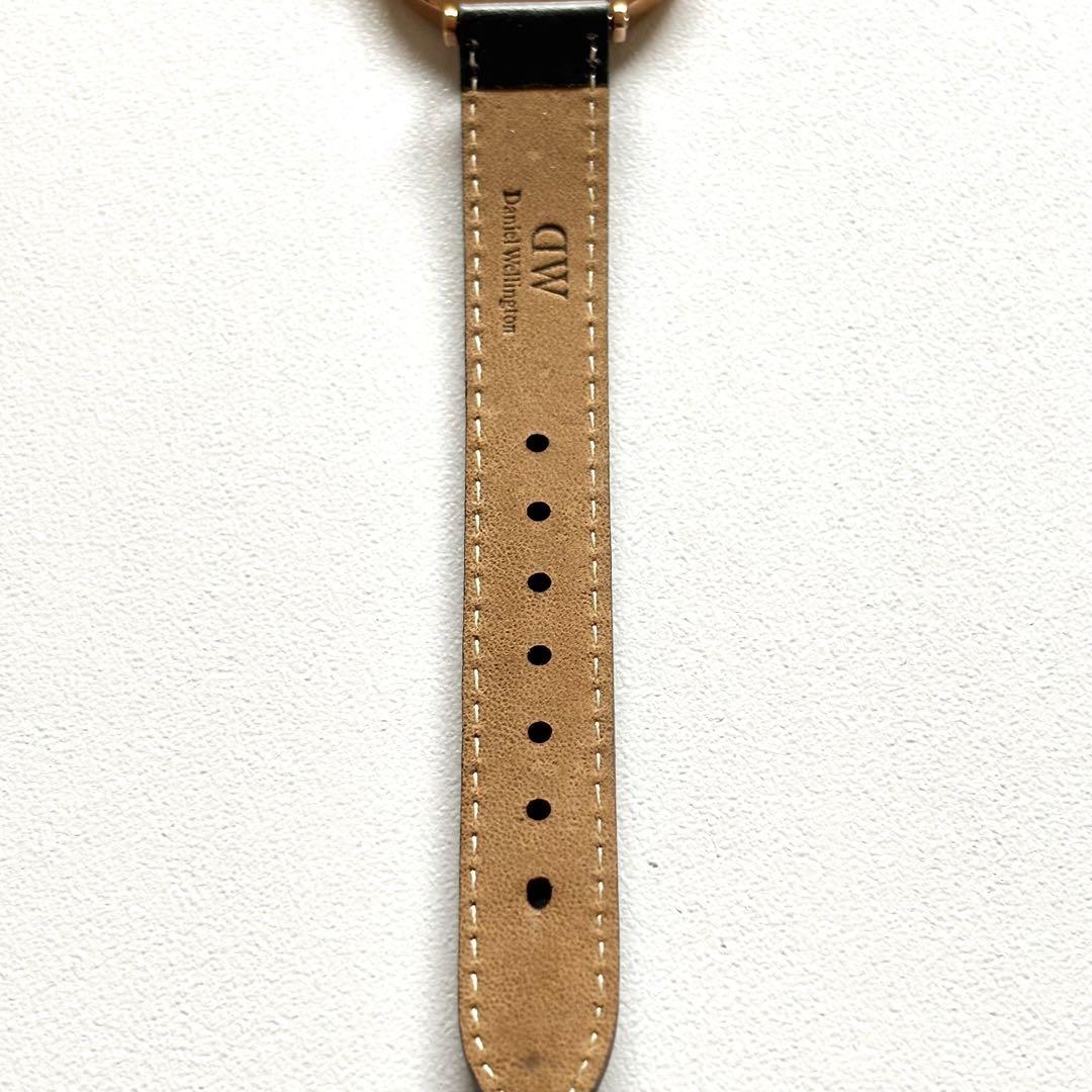 【新品】【三浦翔平着用】ダニエルウェリントン　ブラックレザー 腕時計