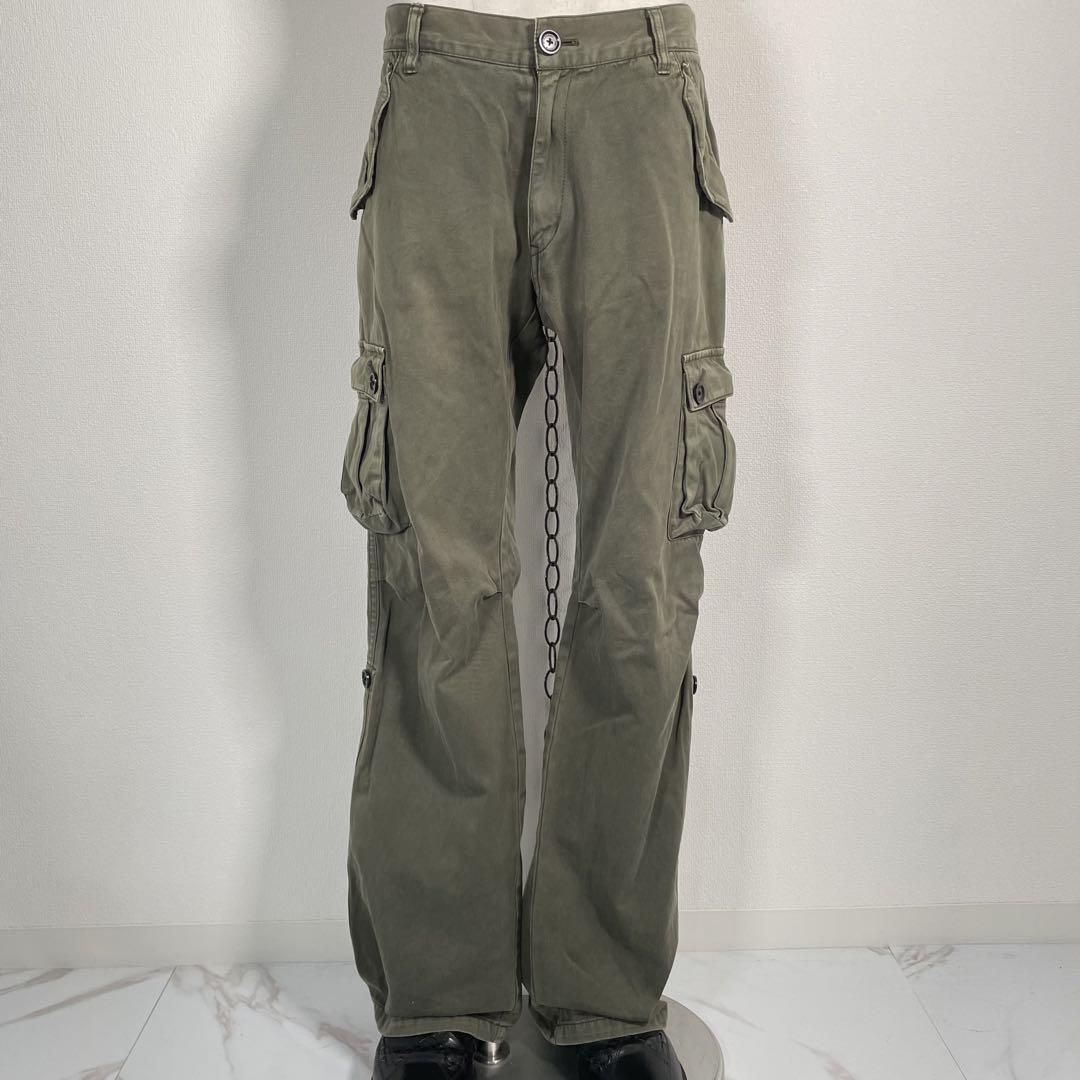 BURBERRY BLACK LABEL 6ポケカーゴパンツ カーキ Y2K