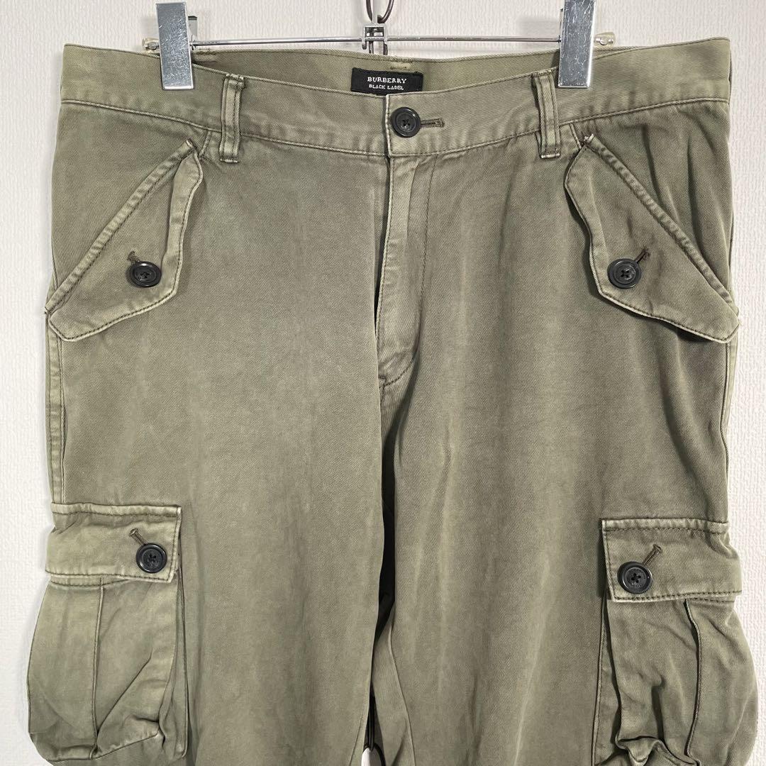 BURBERRY BLACK LABEL 6ポケカーゴパンツ カーキ Y2K
