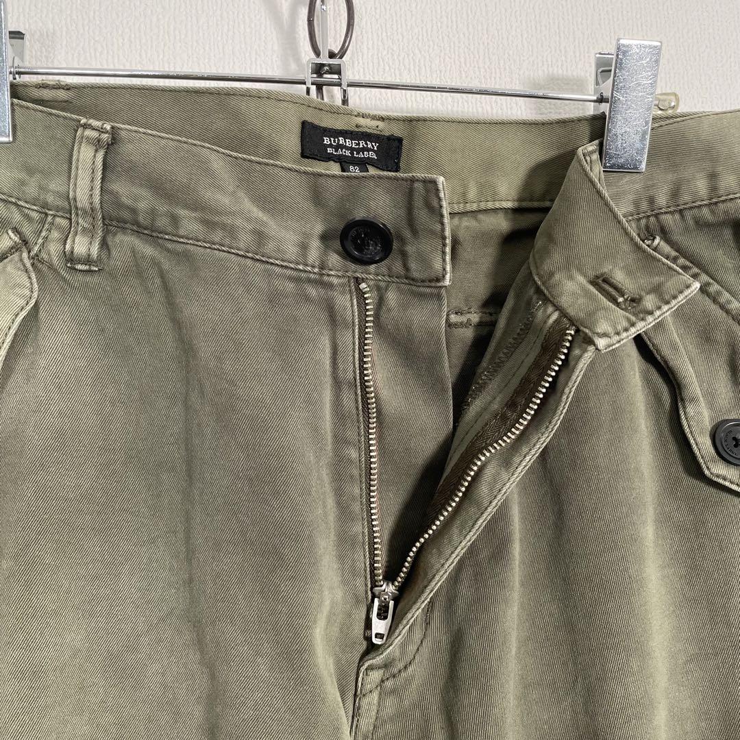 BURBERRY BLACK LABEL 6ポケカーゴパンツ カーキ Y2K