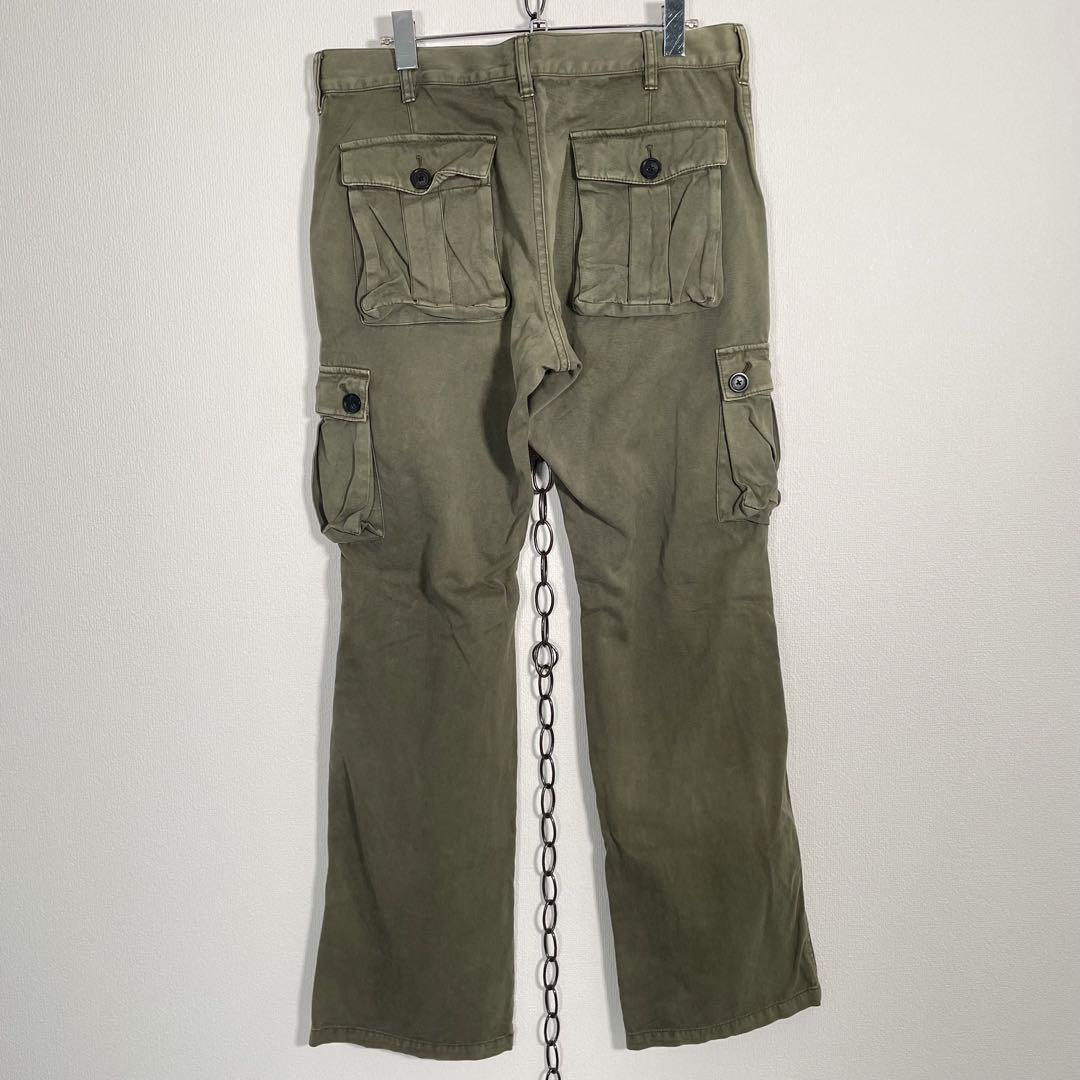 BURBERRY BLACK LABEL 6ポケカーゴパンツ カーキ Y2K