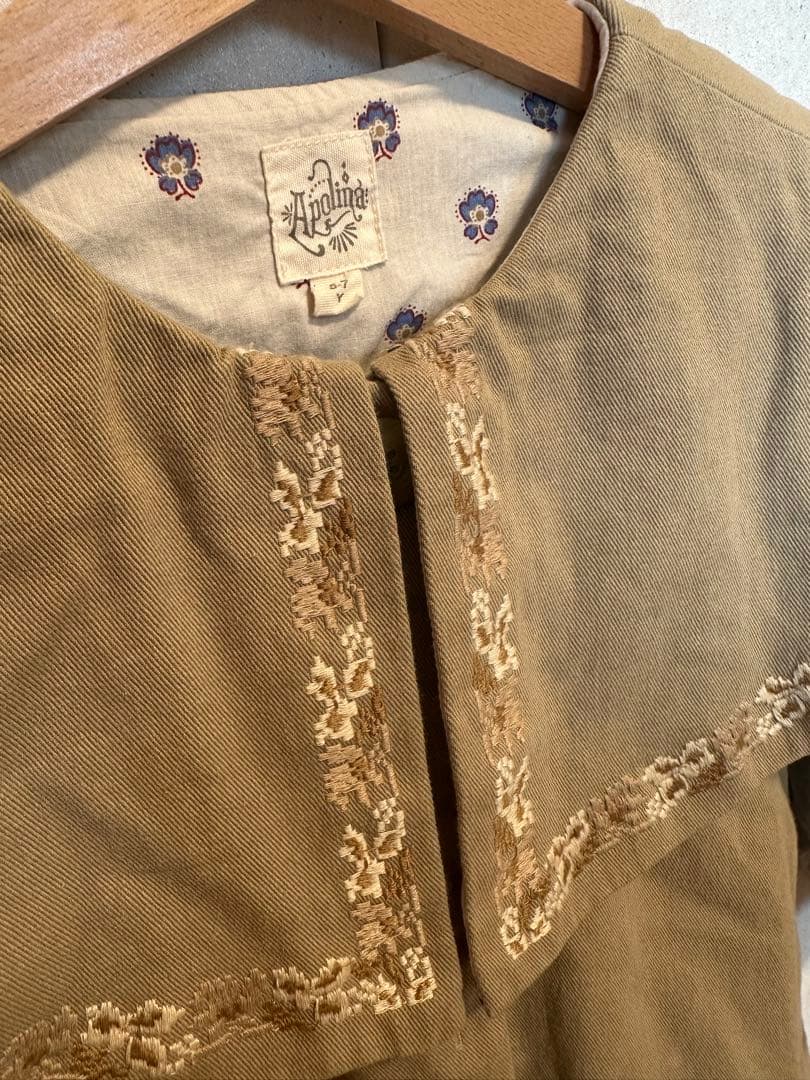 Apolina HELENE COAT SAGE 5-7y Apolina HELENE COAT SAGE 5-7y