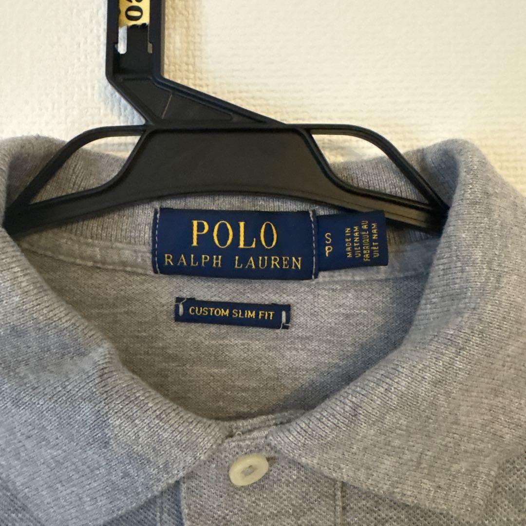 希少　ポロベア　Ralph Lauren ポロシャツ グレー