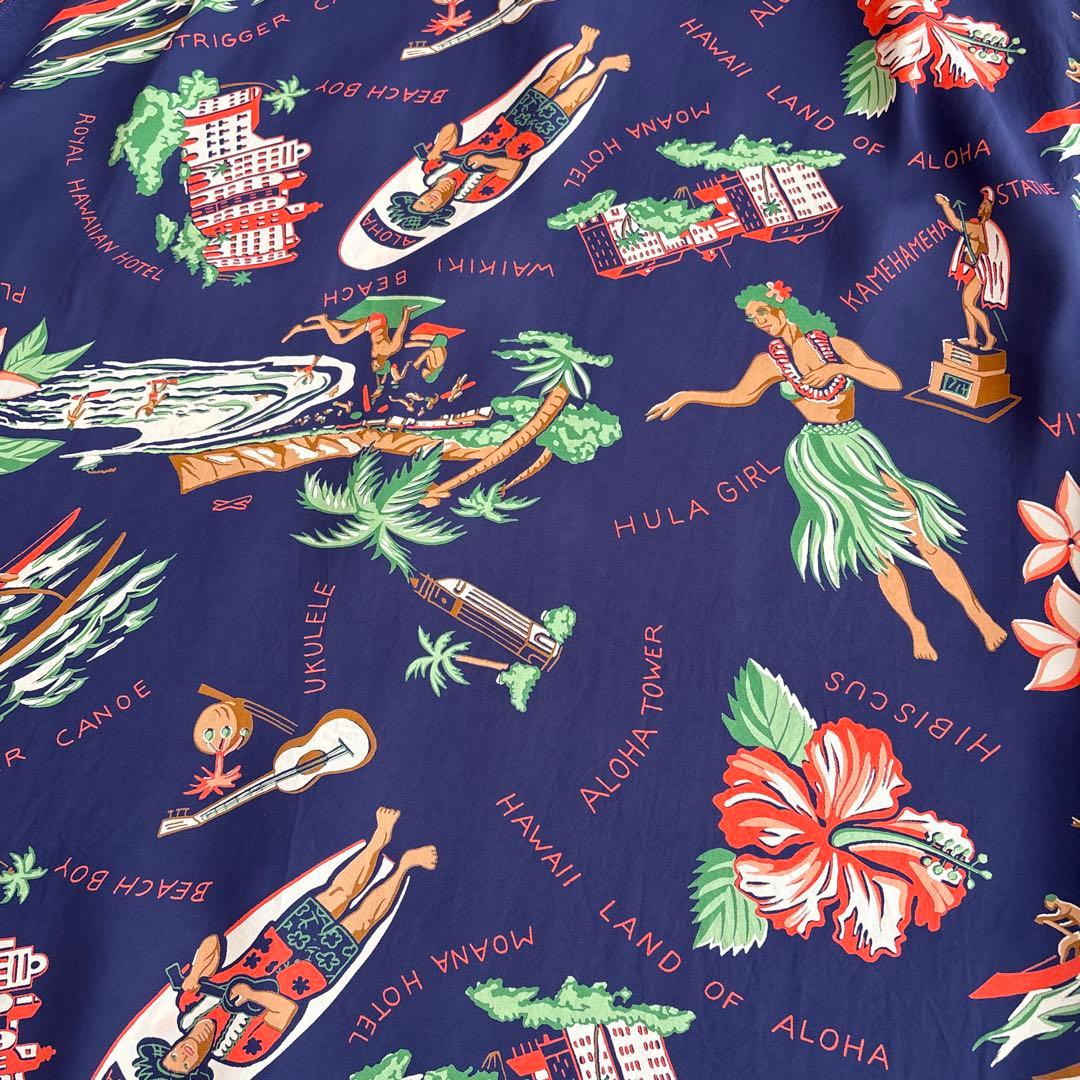 サンサーフ　Waikiki beach フラガール　sun surf アロハ