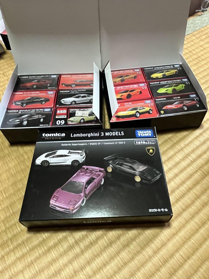 トミカプレミアム 5thBOX付き12台セット&ランボルギーニセット計