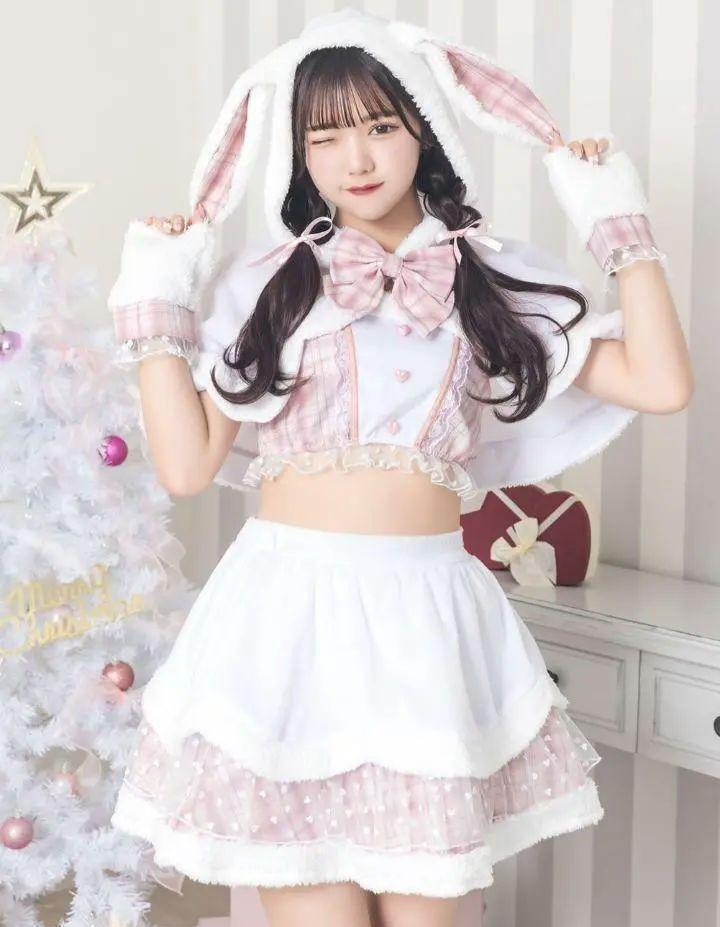 【今季完売品】 リリパレ スノーラビット ピンク　6点セット