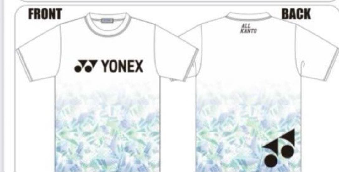 大会記念Tシャツ ヨネックス 大人気 Lサイズ ホワイト ALL KANTO 大会