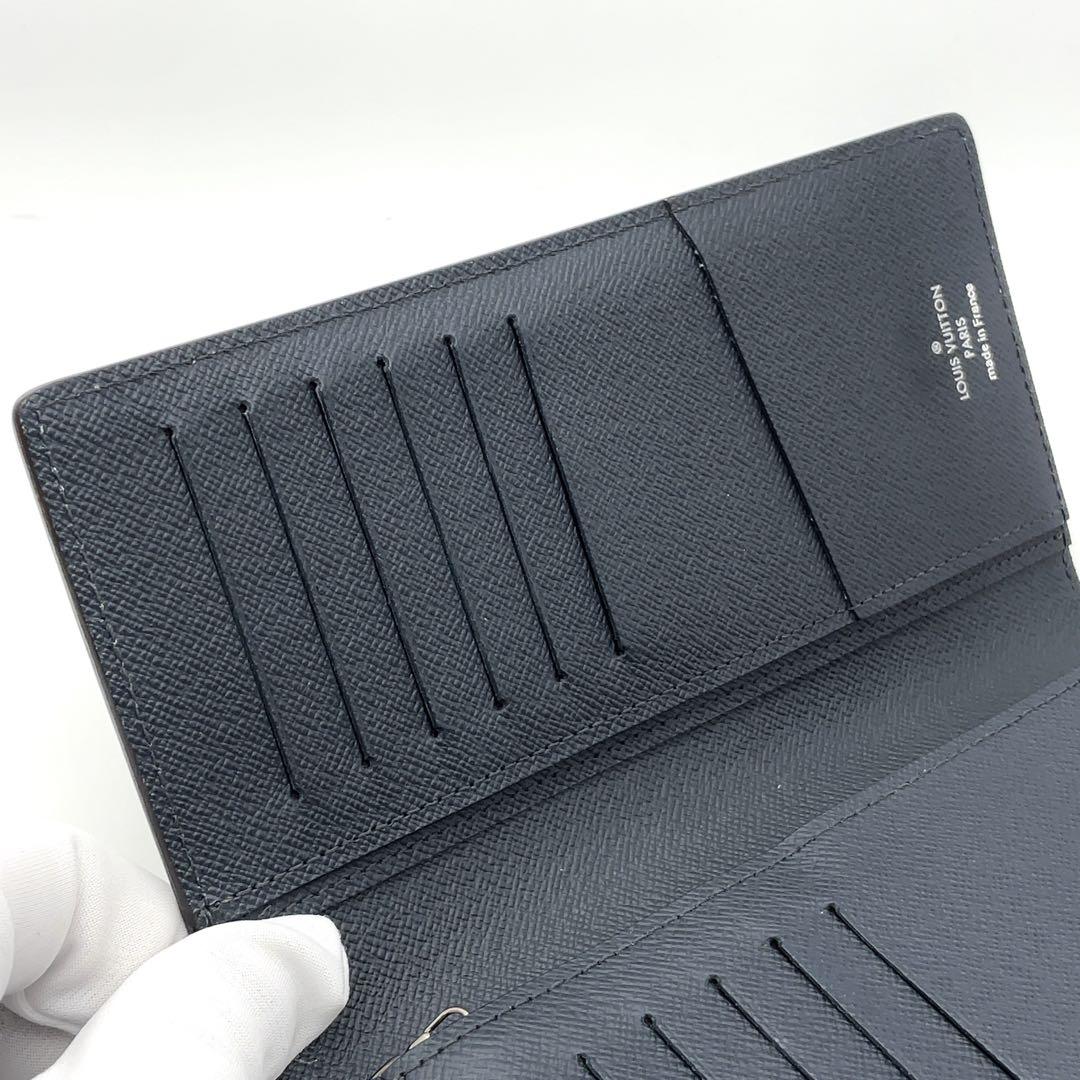 【最高級美品】ルイヴィトン エピ ポルトフォイユ ブラザ 新型 長財布 ネイビー
