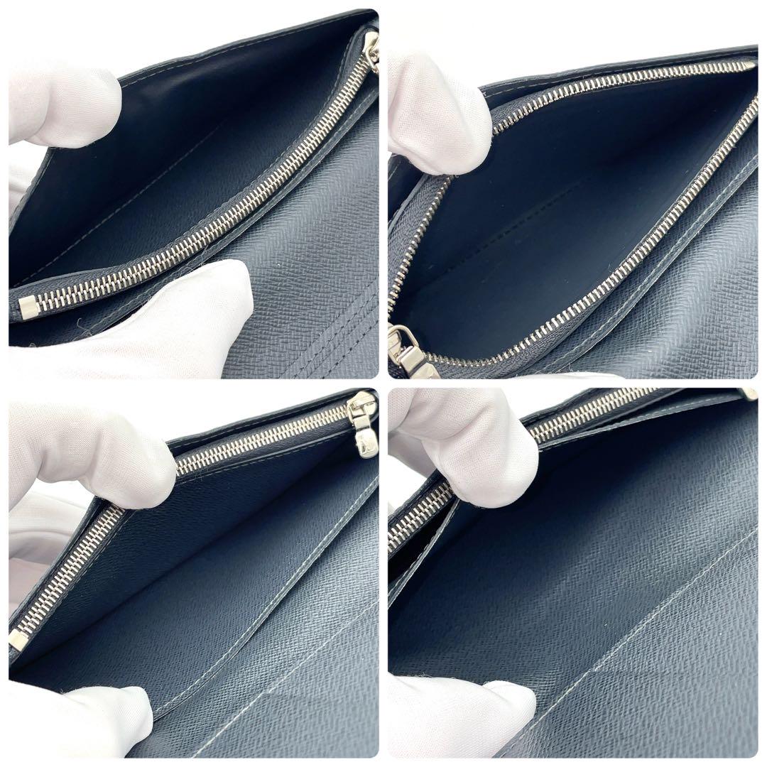 【最高級美品】ルイヴィトン エピ ポルトフォイユ ブラザ 新型 長財布 ネイビー