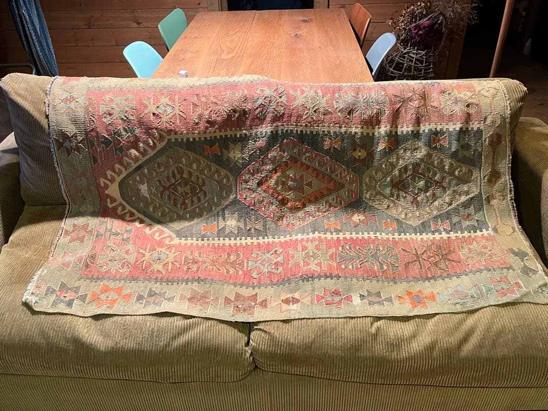 70年代オールドキリム トルコヴィンテージラグ truck furniture