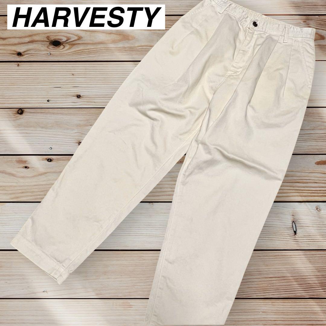HARVESTY ハーベスティ　ワイド パンツ アイボリー　1（S〜M）