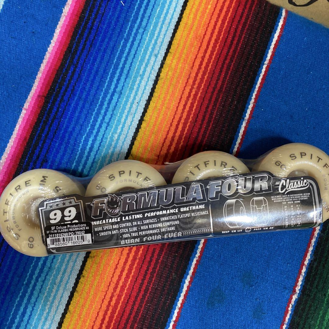 スケートボード SPITFIRE FORMULA FOUR Classic 99 DURO 60