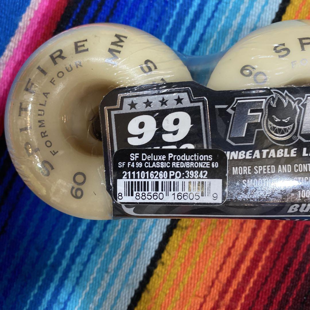 スケートボード SPITFIRE FORMULA FOUR Classic 99 DURO 60