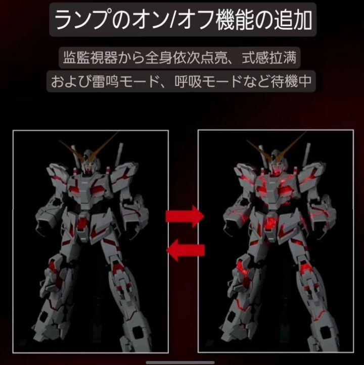 1/60 PG ユニコーン ガンダム プラモデル 改造用 LED ユニット