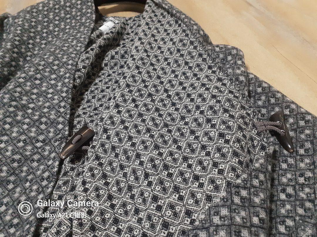 美品 SOU SOU 冬 ウール地/総柄/羽織り used