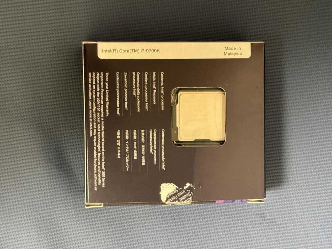 intel cpu i7 9700k 中古