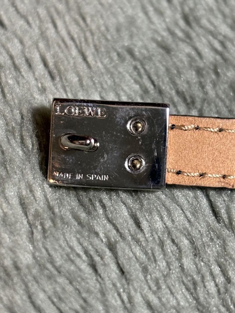 LOEWE ロエベ  レザーベルト　ブラック