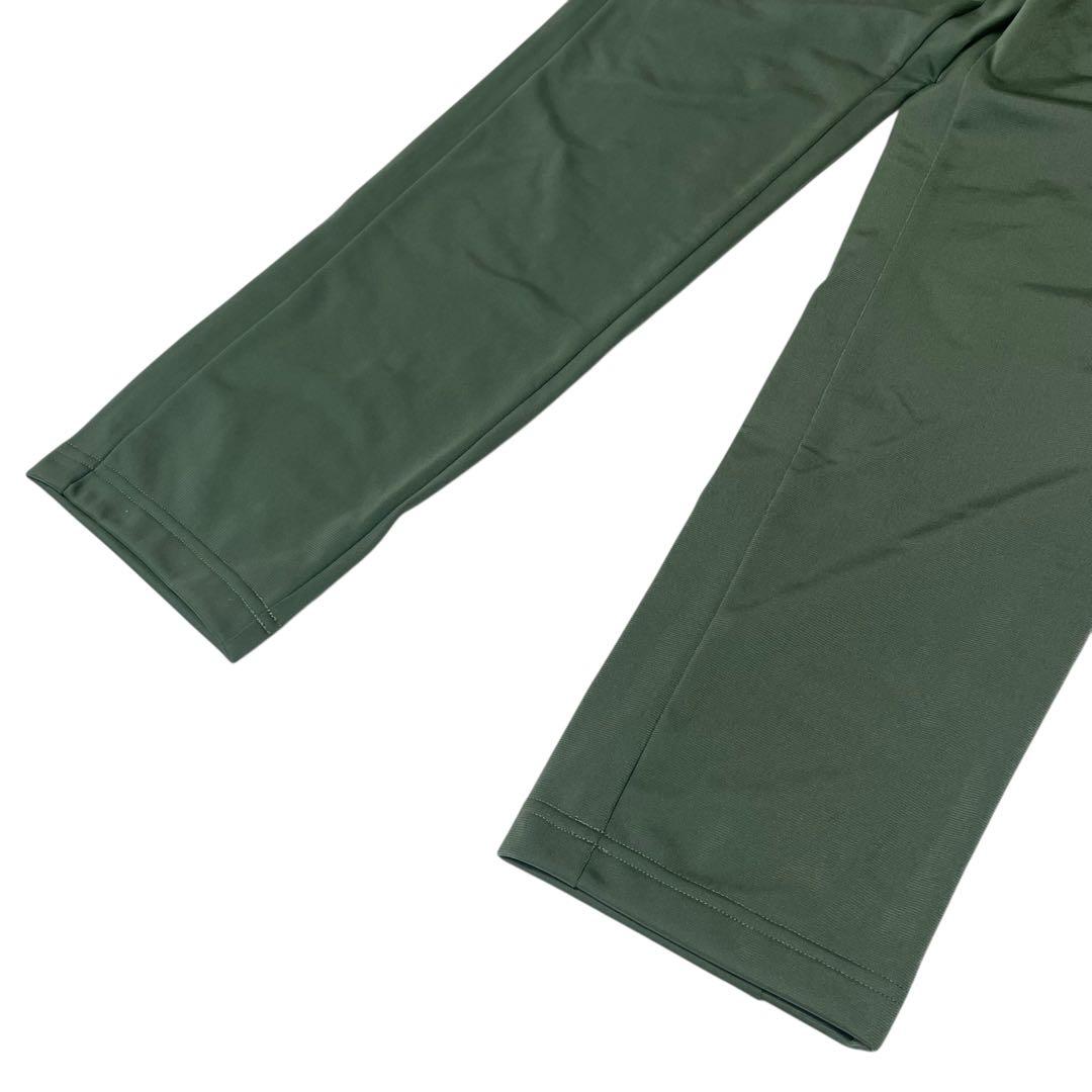 【新品】XS ノースフェイス ジャージパンツ 光沢 天竺 ビッグロゴ カーキ