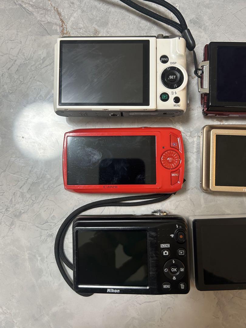 コンパクトデジカメ６台まとめ売り（ジャンク品）