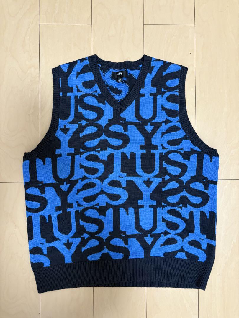 Stussy Knit Vest in Light Cream ステューシー ニットベスト