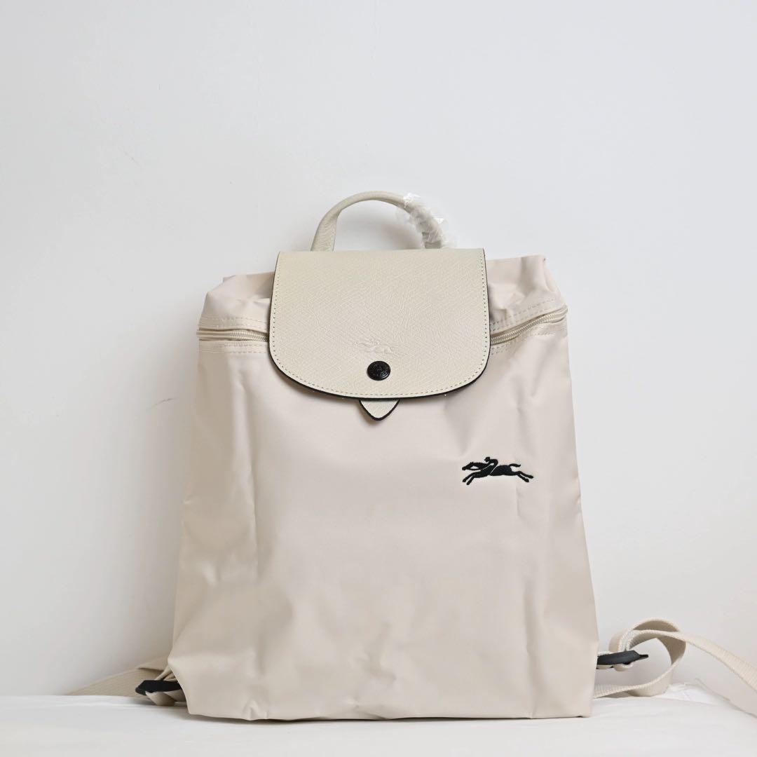 LONGCHAMP ロンシャン 折り畳みミニリュック　チョーク　白