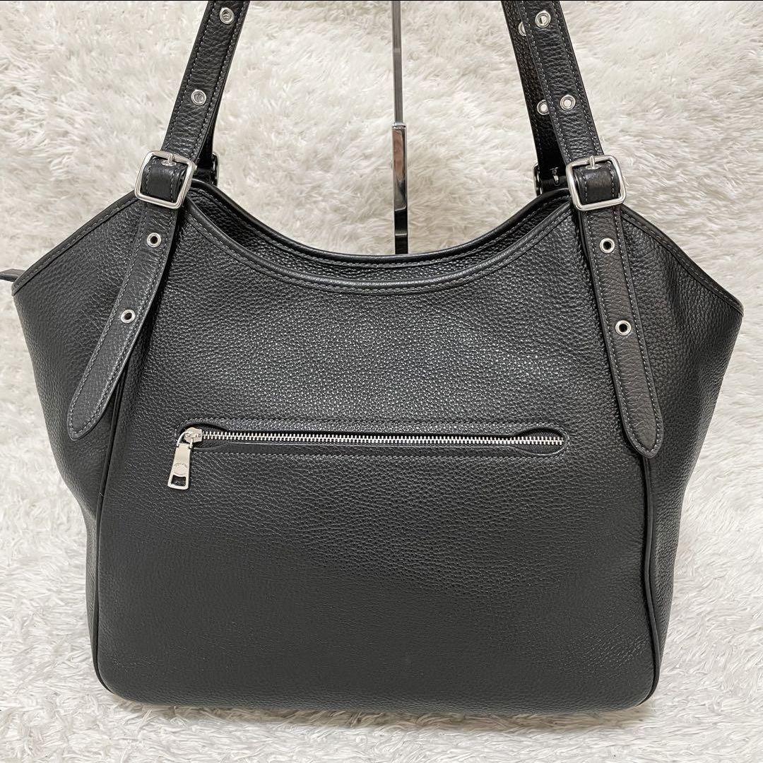 コーチ トートバッグ メドウ ロゴ金具　シルバー金具　CM074