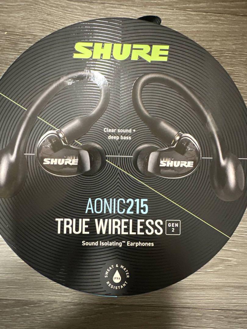 SHURE（シュア） 完全ワイヤレス高遮音性イヤホン AONIC215GEN2