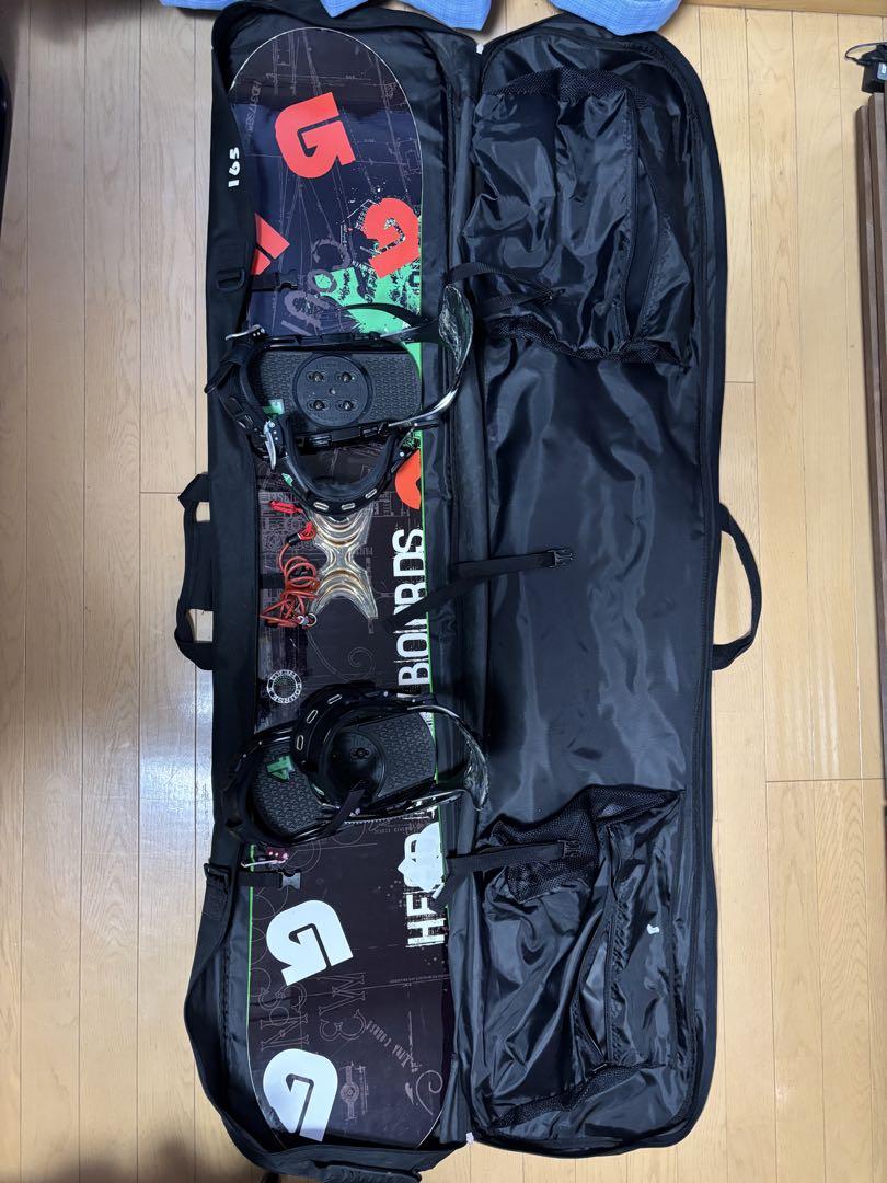 HEAD スノーボードセット ブーツバッグ付　BURTON 初心者SALOMON