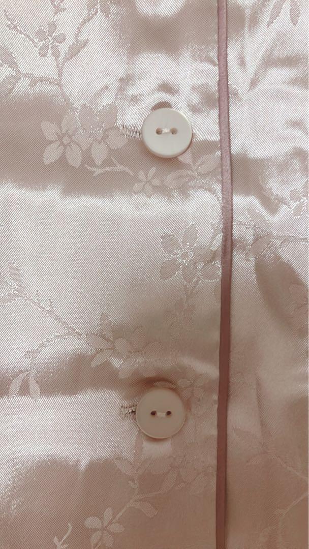 かれんsnidel home ピンク　サテン　パジャマ　ナイトウエア