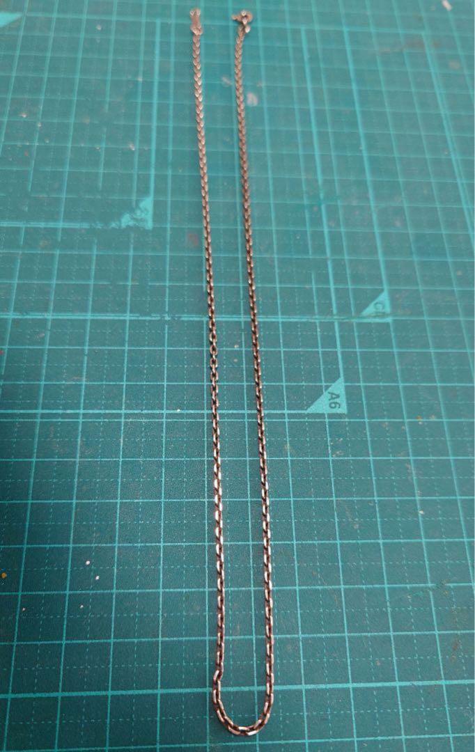 シルバー925 ネックレス チェーン 40cm 45cm 2本セット 刻印あり