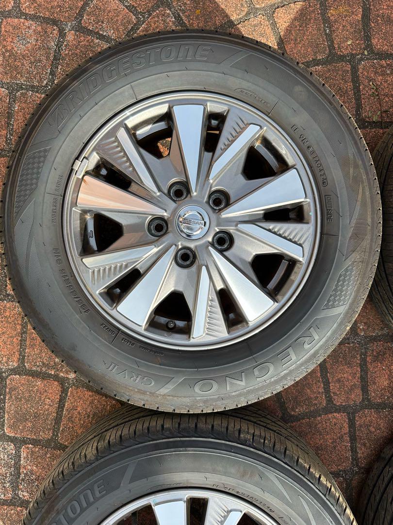 セレナ純正ホイルREGNO RVII セット 165/65R15 美品 送料込