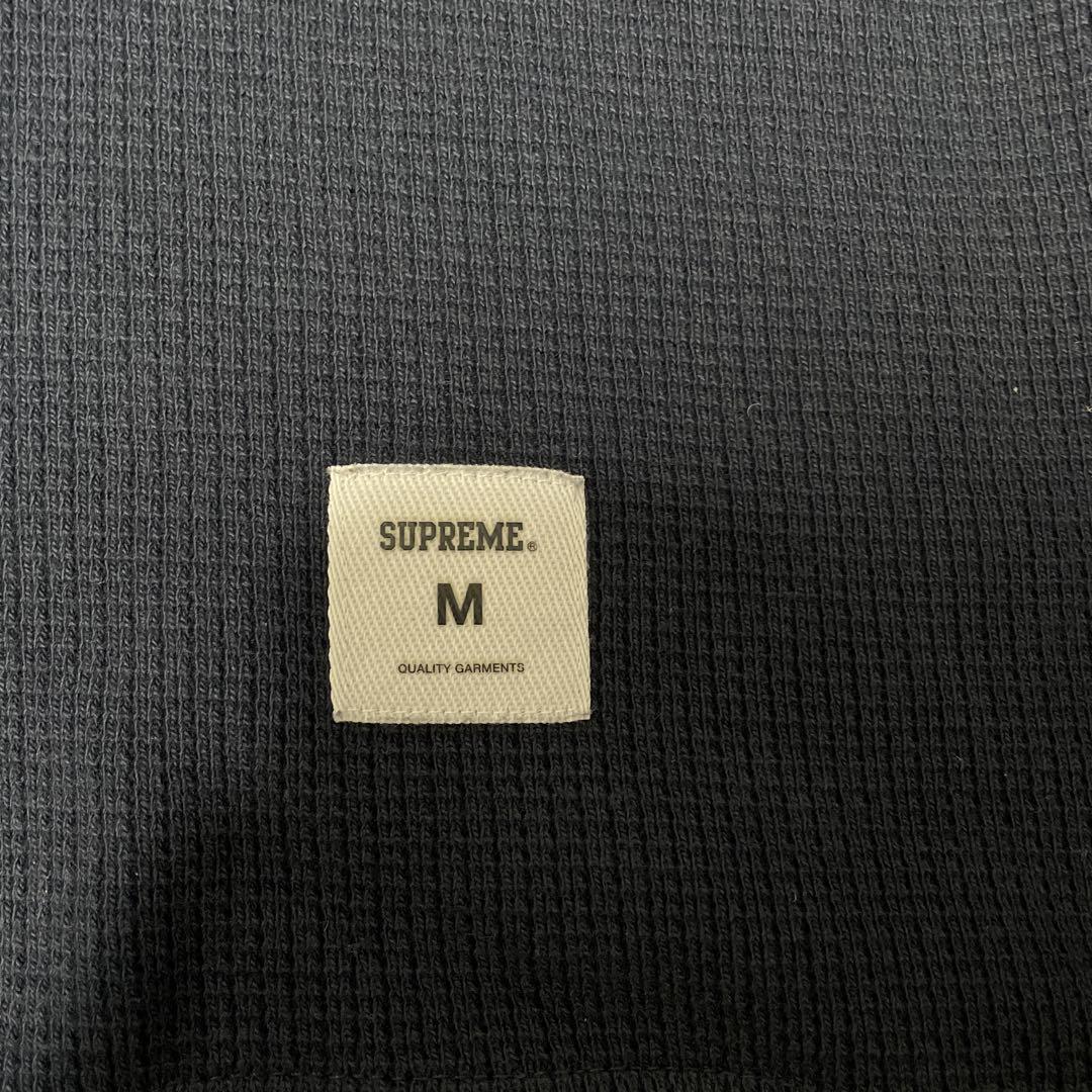 トップス Supreme 17FW  hooded waffle ringer