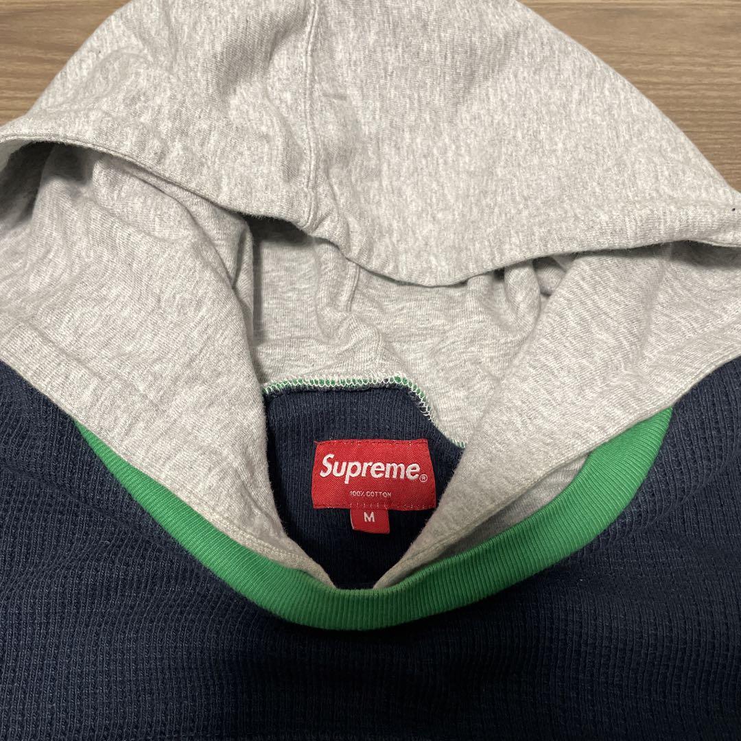 トップス Supreme 17FW  hooded waffle ringer
