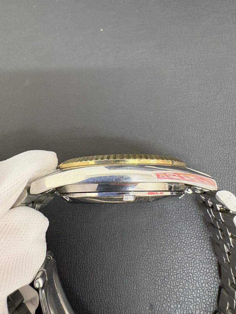 SEIKO 5 自動巻き時計 ゴールド/シルバー　ジャンク品