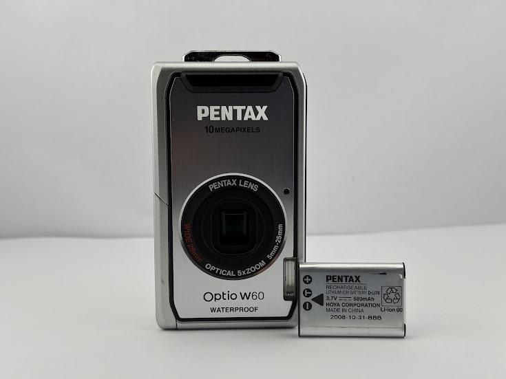 PENTAX Optio W60 10メガピクセル　シルバー Amazon.co.jp: PENTAX OPTIOW60S Digital Camera W60 Silver 10