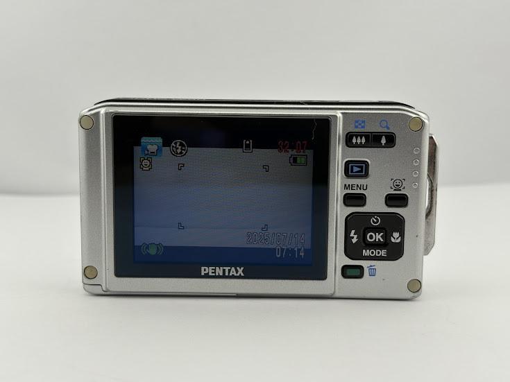 【超美品】PENTAX Optio W60 シルバー◎ Pentax Optio W60 Digital Camera 10MP Silver 5x Optical Zoom